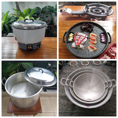 HALO CATERING - Sewa Alat Catering - Rental Alat Masak Dapur Hajatan Alat BBQ