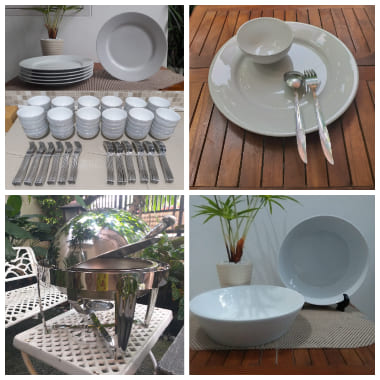 Sewa Alat Catering Alat Masak, Alat Coffee Break, Peralatan Alat Makan, Alat Pesta oleh HALO CATERING